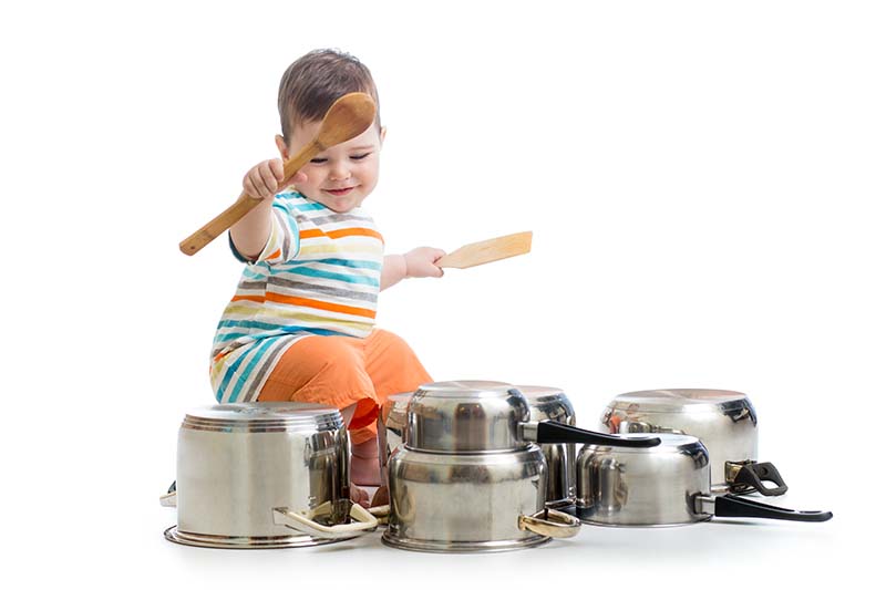 Start a Pots 'N Pans Band with the Children's Museum